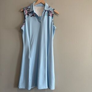 Jack Smith Polo Sleeveless Dress Golf Tennis Lightweight Pockets Large